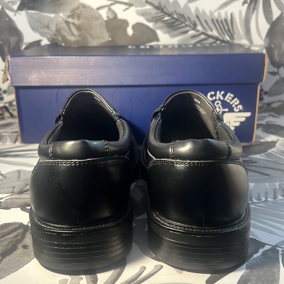 Men’s Black Leather Dockers Est. 1986, Emptor Dress Shoes, Size 9 Medium! main image 5